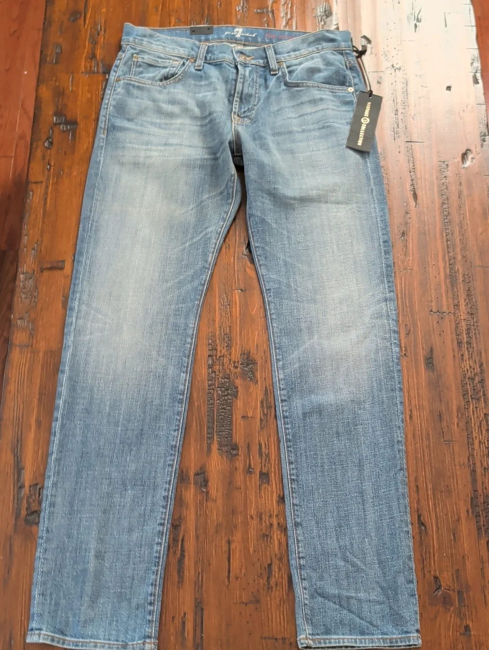 7 For All Mankind The Straight Tapered Straight Leg Jeans Size 31 New